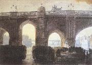 Joseph Mallord William Turner Old London bridge oil painting picture wholesale